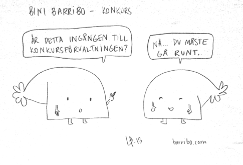 Bini Barribo - Konkurs - Göteborgsskämt