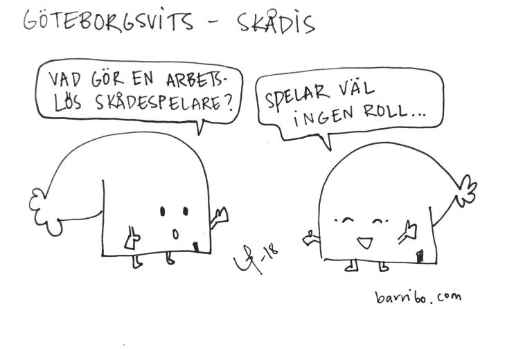 Göteborgsvits Skådespelare 2018 Barribo