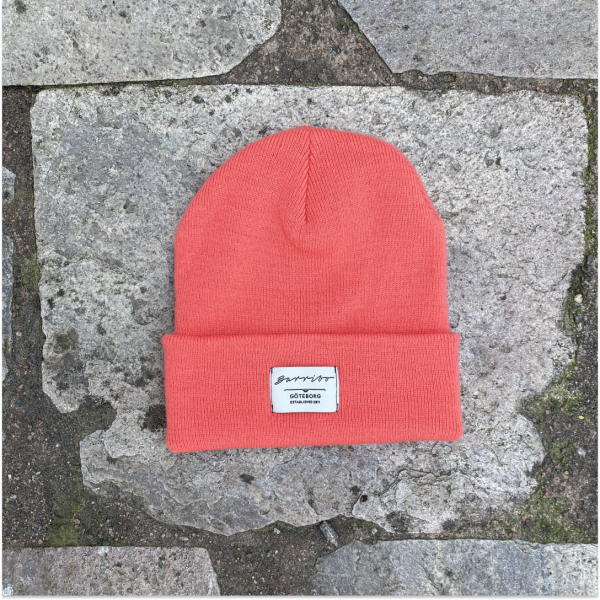 Barribo beanie coral red